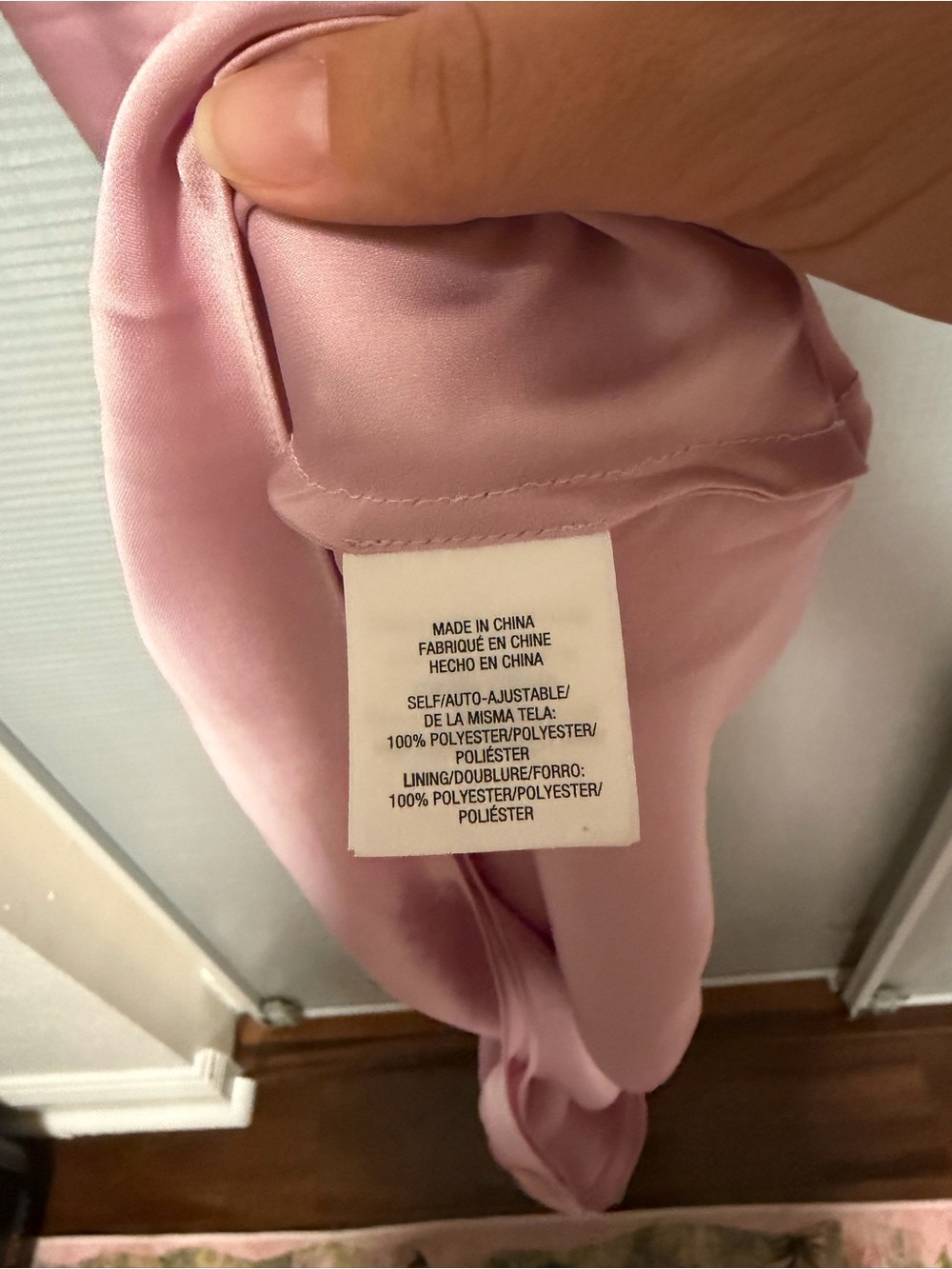 Favorite Daughter Nita Blush Pink Sleeveless Wrap Front Satin Maxi Dress - Picture 8 of 8